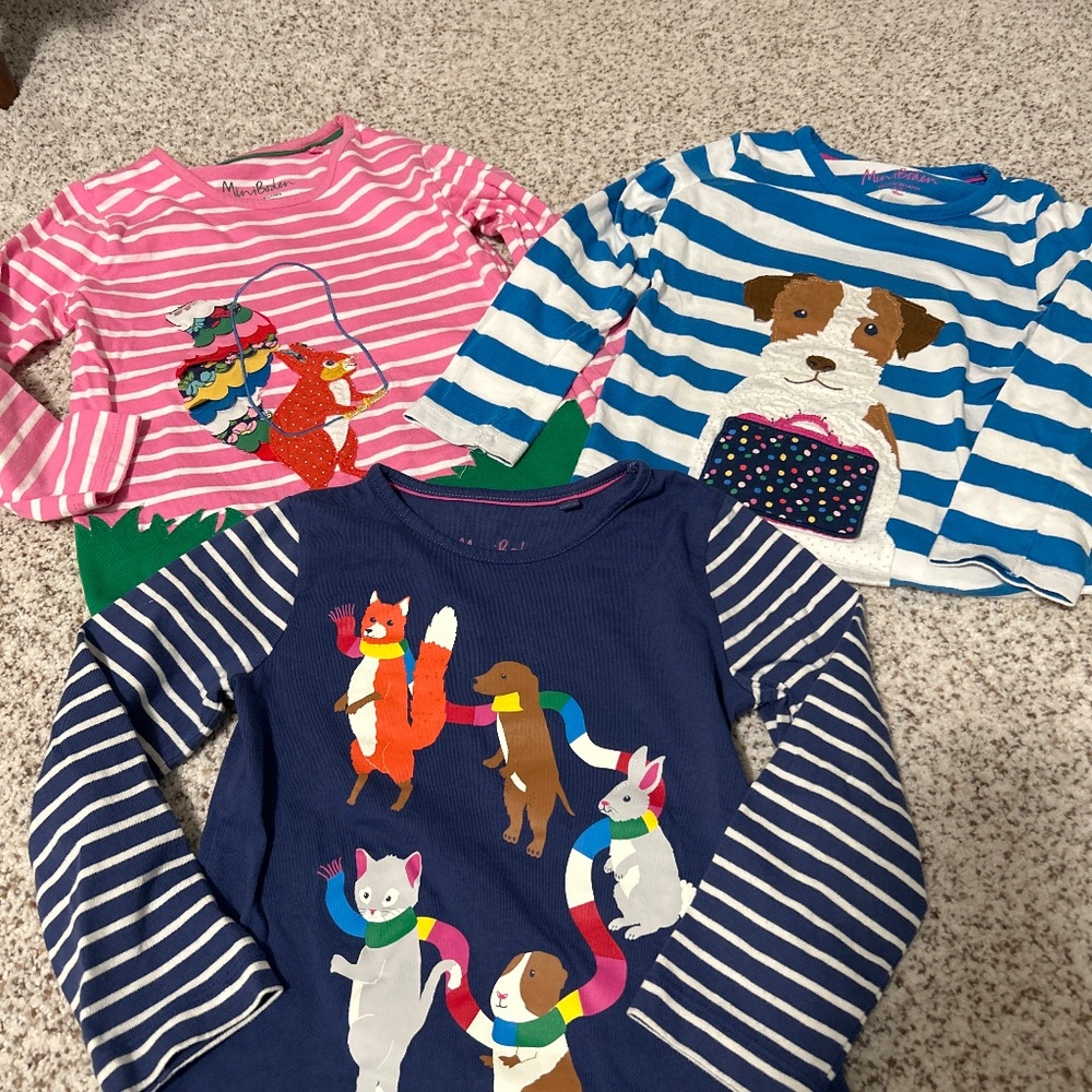 Lot of Mini Boden Shirts